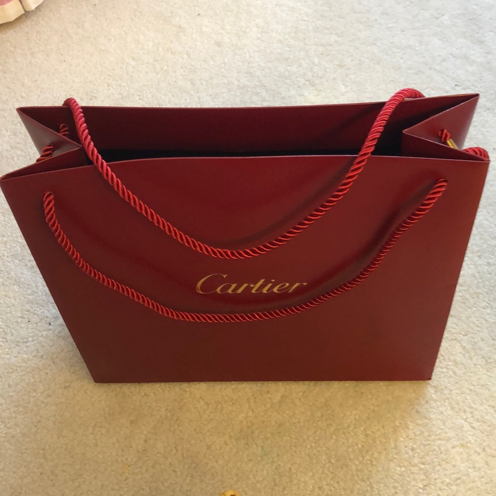 Cartier shopping bag